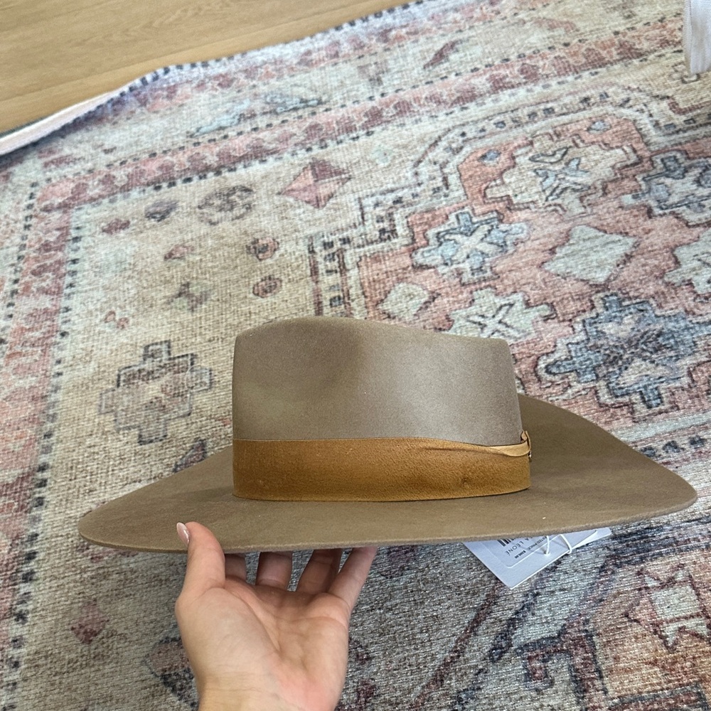 Womens Tan Fedora Hat